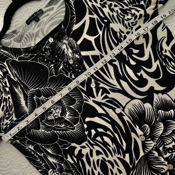 Pierri New York Floral Beaded Cardigan Sweater - Picture 8 of 15